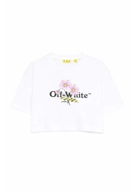 T-shirt con stampa OFF WHITE KIDS | OGAA019S26JER001100